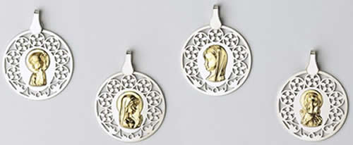 medallas plata oro